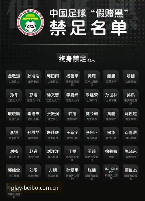 中国足协禁足名单深度评测：65人处罚背后的行业震荡与变革信号